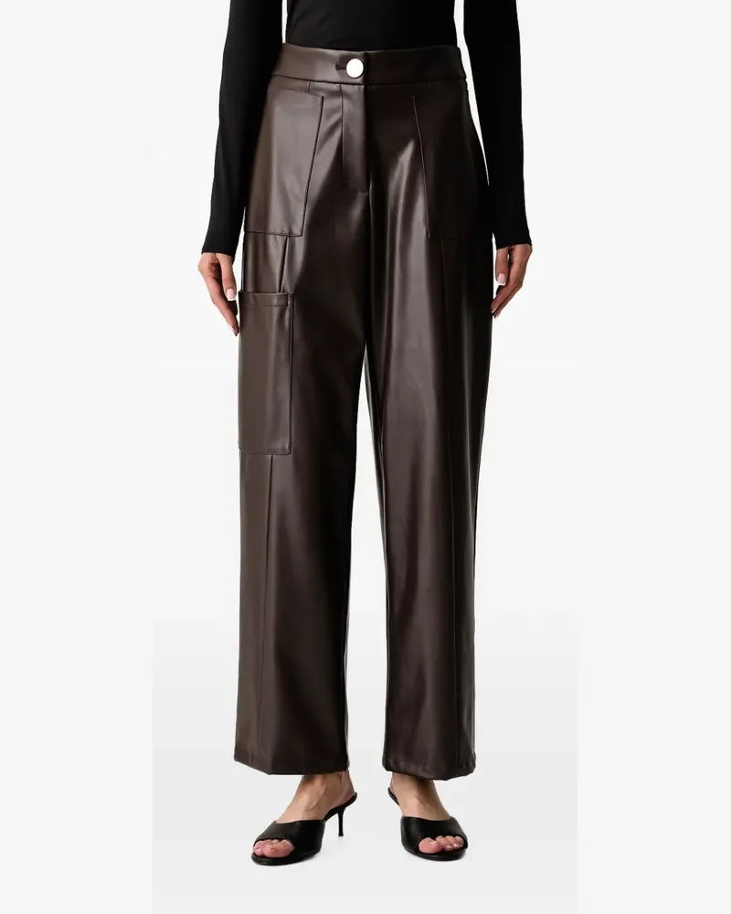 Armani Exchange Hose mit Gürtelschlaufen - Braun Braun