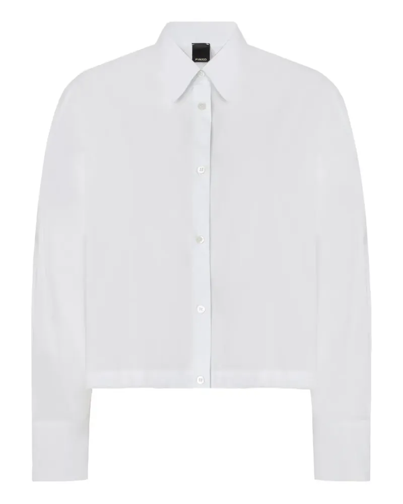 Pinko buttoned collar cotton shirt - Weiß Weiß