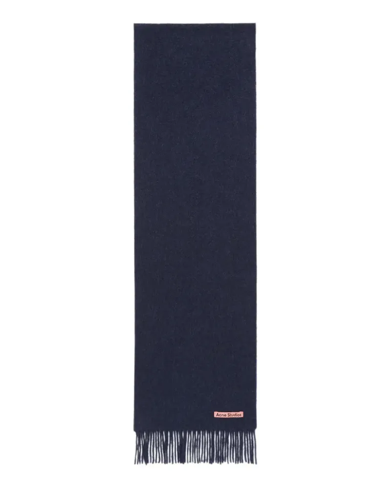 Acne Studios Schmaler Schal mit Fransen - Blau Blau