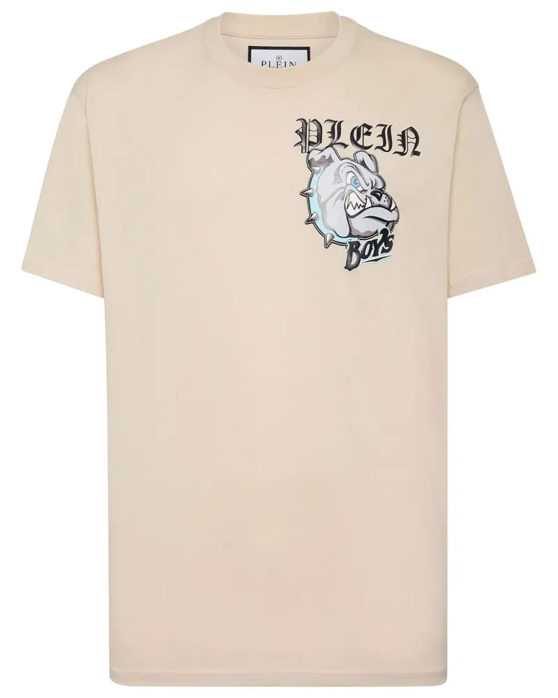Philipp Plein Bulldogs T-Shirt - Nude Nude