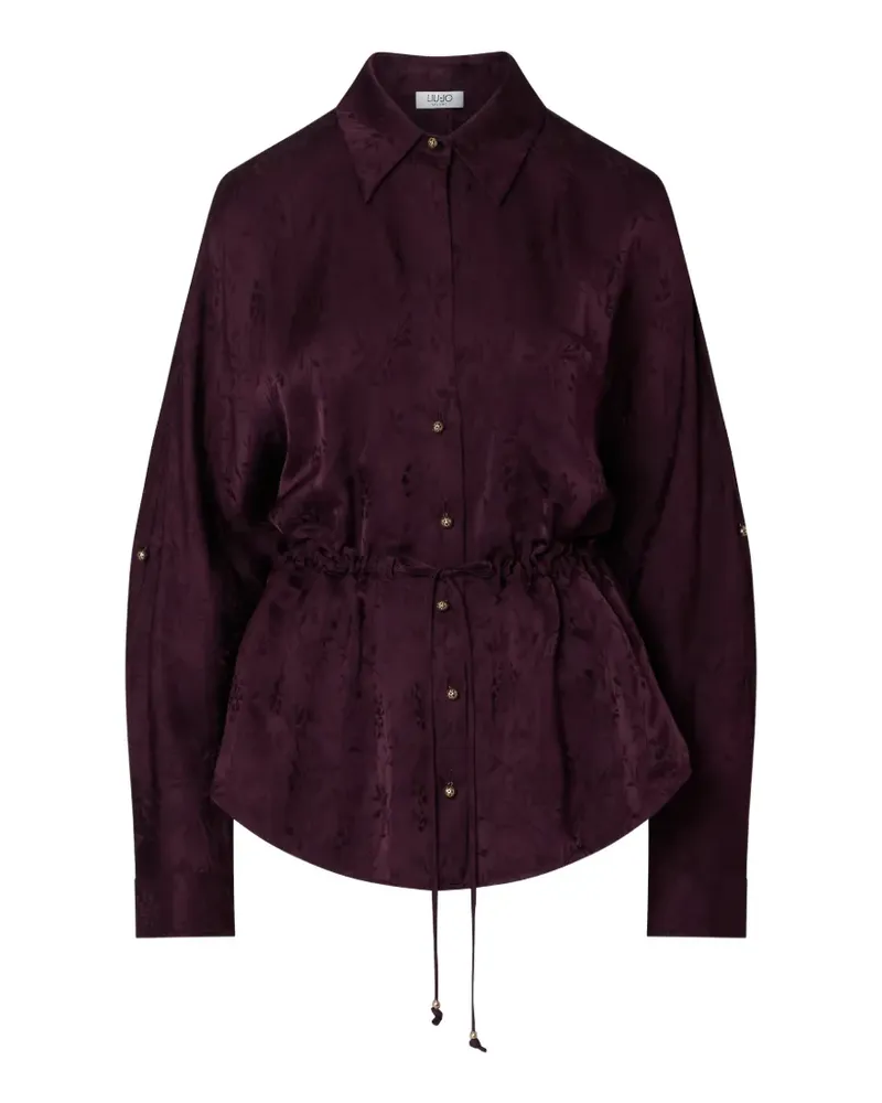 Liu Jo jacquard satin shirt - Violett Violett