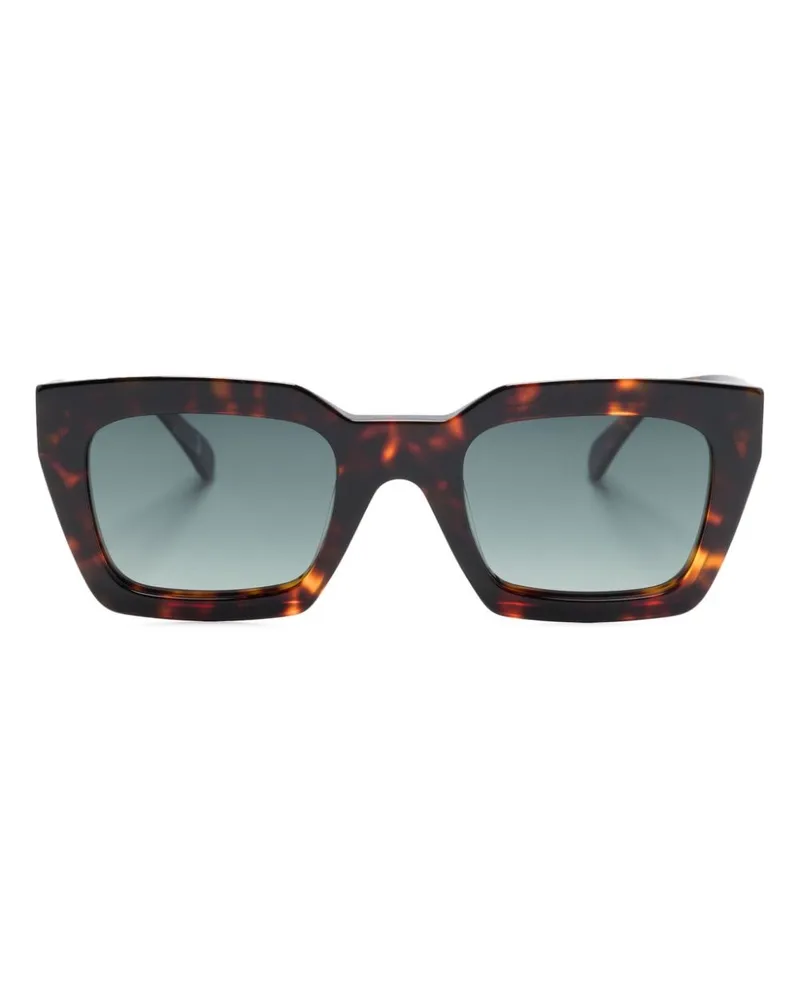 Anine Bing Sonnenbrille mit eckigem Gestell - Braun Braun