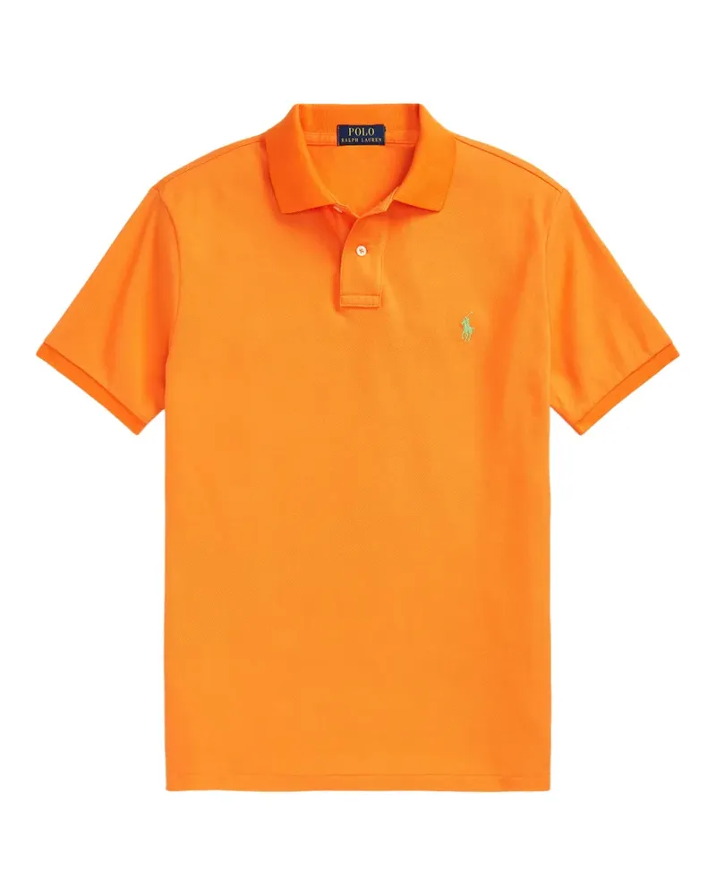 Ralph Lauren logo-embroidered piqué polo shirt - Orange Orange