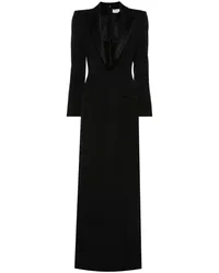 Alexander McQueen Langes Kleid Schwarz