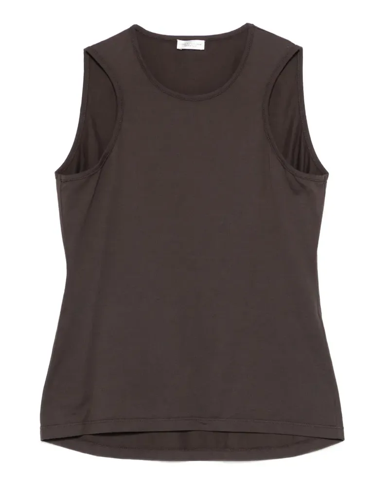 Roberto Collina sleeveless top - Braun Braun