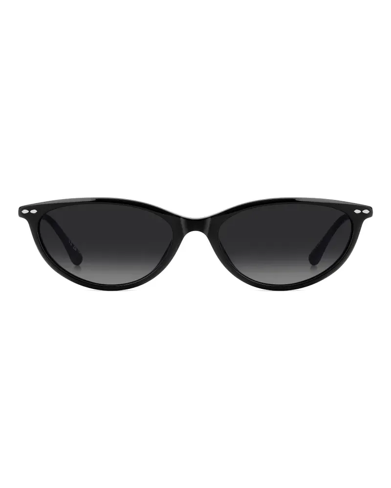 Isabel Marant Cat-Eye-Sonnenbrille - Schwarz Schwarz