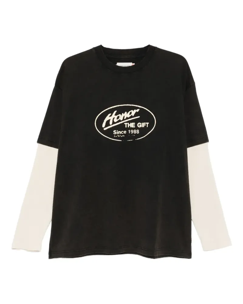 Honor The Gift logo-print T-shirt - Schwarz Schwarz
