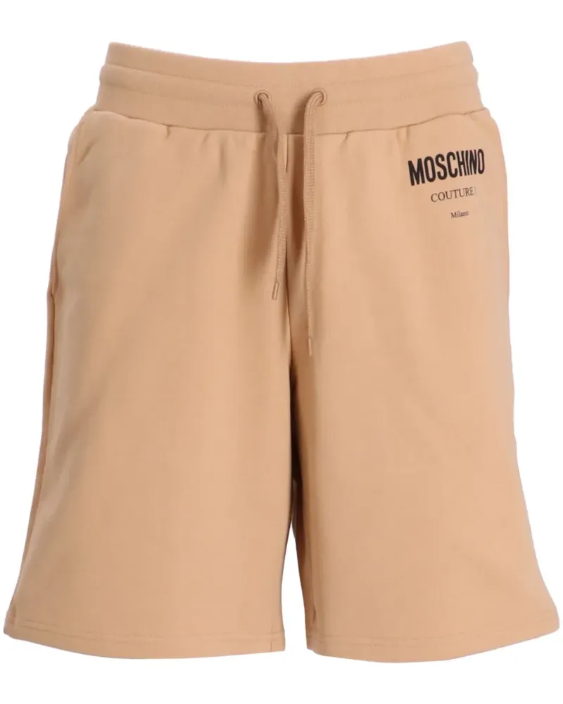 Moschino Joggingshorts aus Bio-Baumwolle - Nude Nude