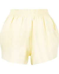 Forte Couture Shorts mit elastischem Bund Gelb