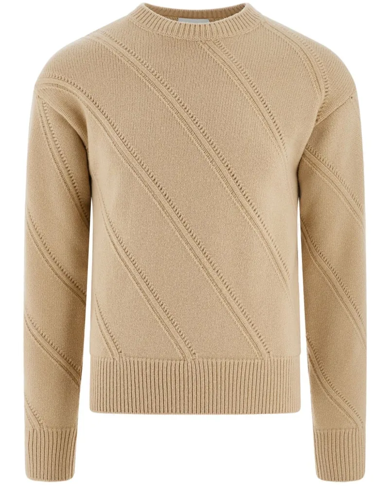 Ferragamo Pullover mit Rundhalsausschnitt Nude