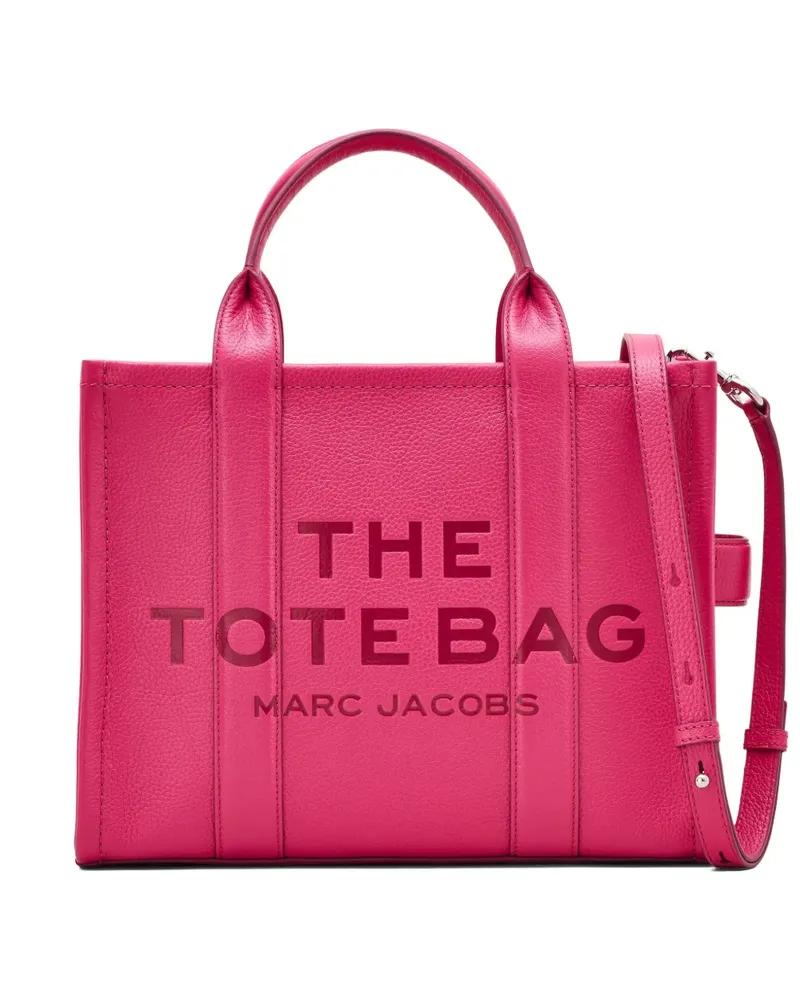 Marc Jacobs Shopper mit Logo-Schild - Rosa Rosa
