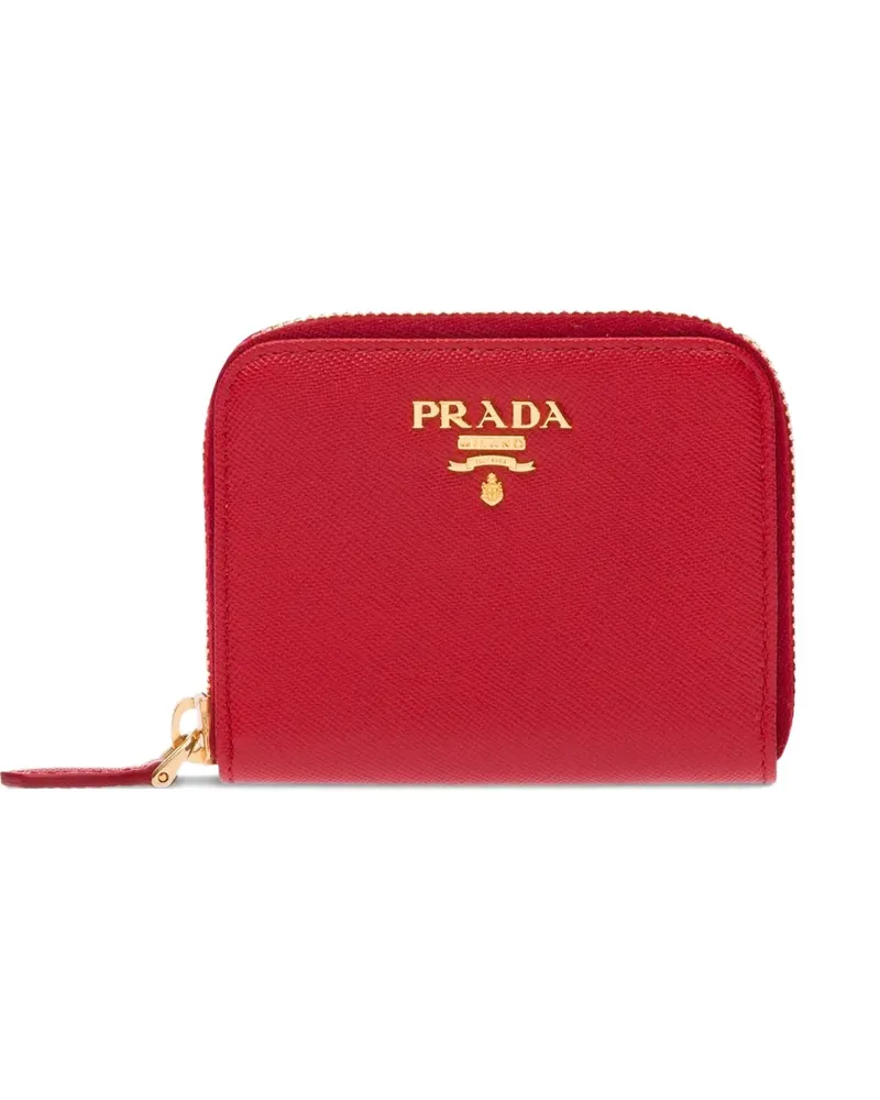 Prada Saffiano-Portemonnaie - Rot Rot