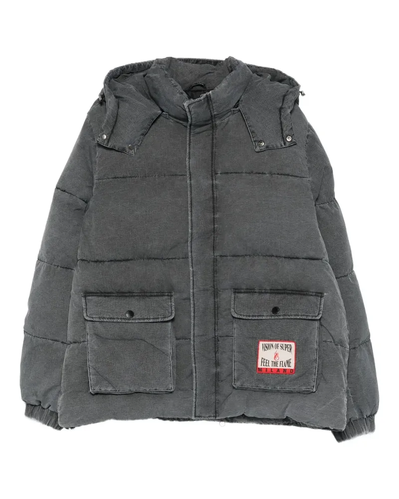 Vision Of Super Gefütterte Kapuzenjacke - Grau Grau