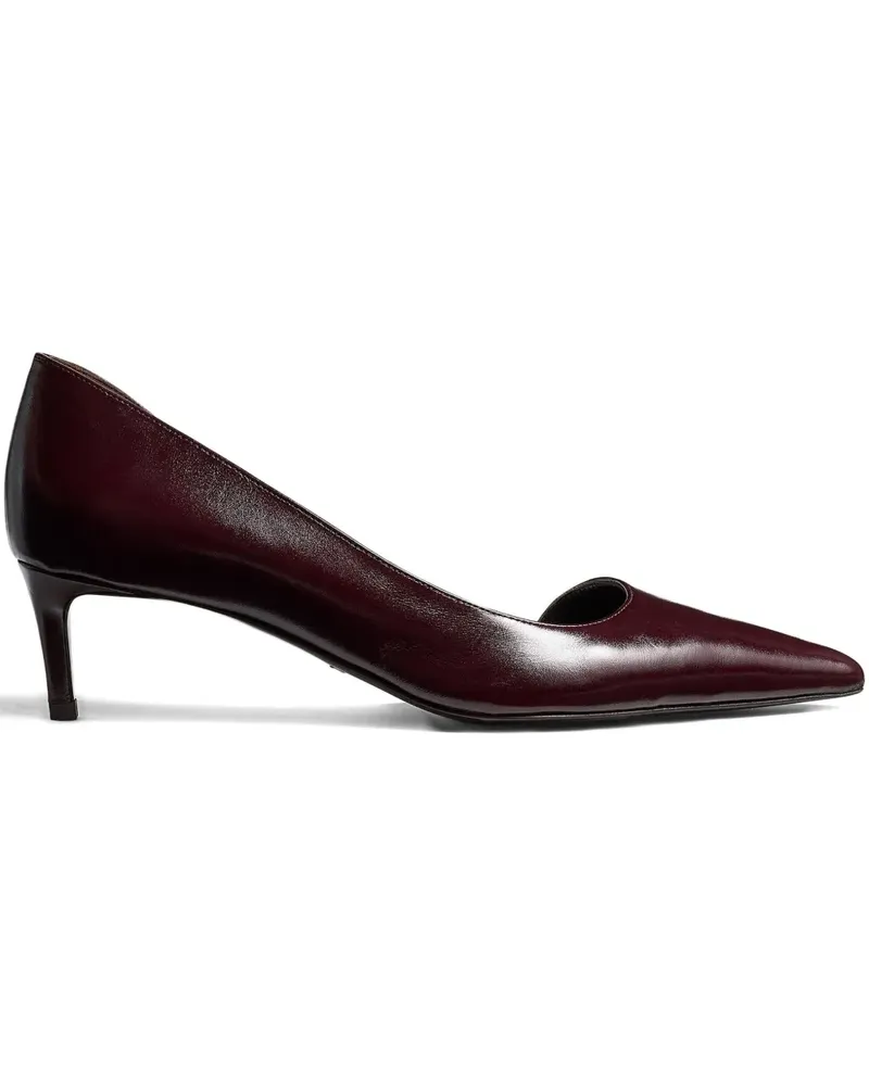 KHAITE pointed toe kitten heel pumps - Rot Rot