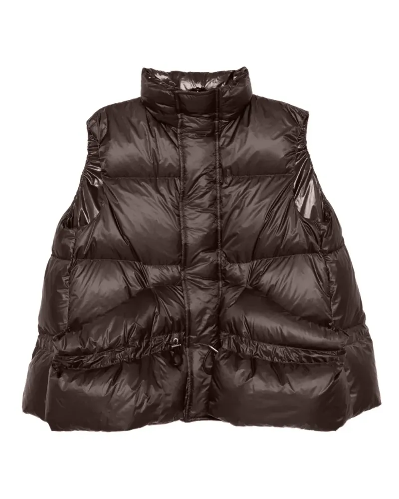 Sacai Gesteppte Weste - Braun Braun