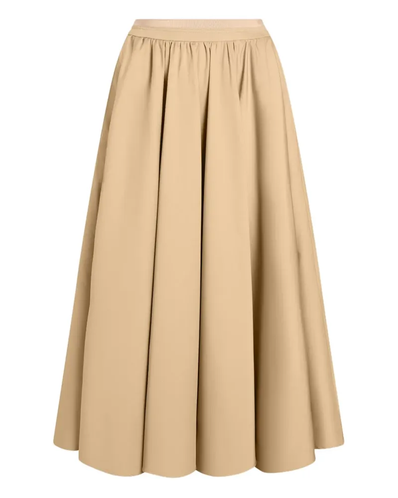 Patou Maxirock in A-Linie - Nude Nude