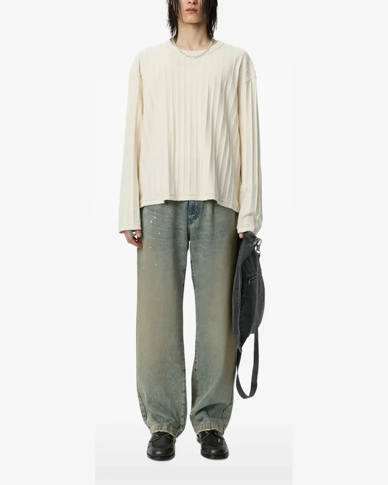 Mfpen Gestreifter Pullover - Nude Nude