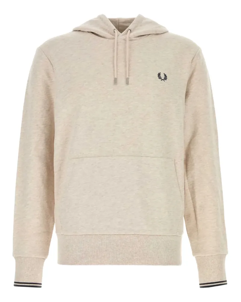 Fred Perry Melierter Hoodie - Nude Nude