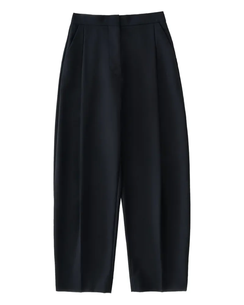 Studio Nicholson Wide-Leg-Hose mit Bundfalten - Blau Blau