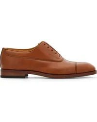 Ferragamo Oxford-Schuhe mit mandelförmiger Kappe Braun