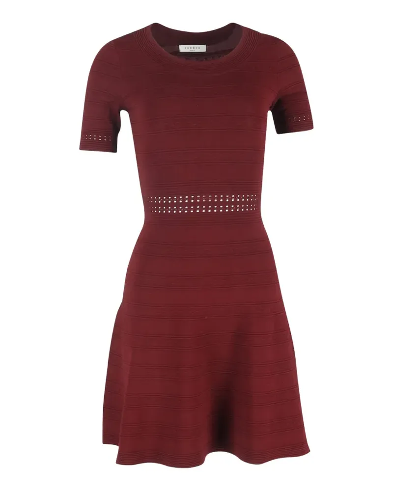 Sandro Dean ribbed knit dress - Rot Rot
