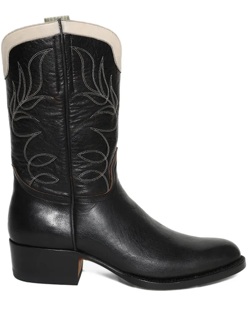 Nick Fouquet Amarillo western boots - Schwarz Schwarz
