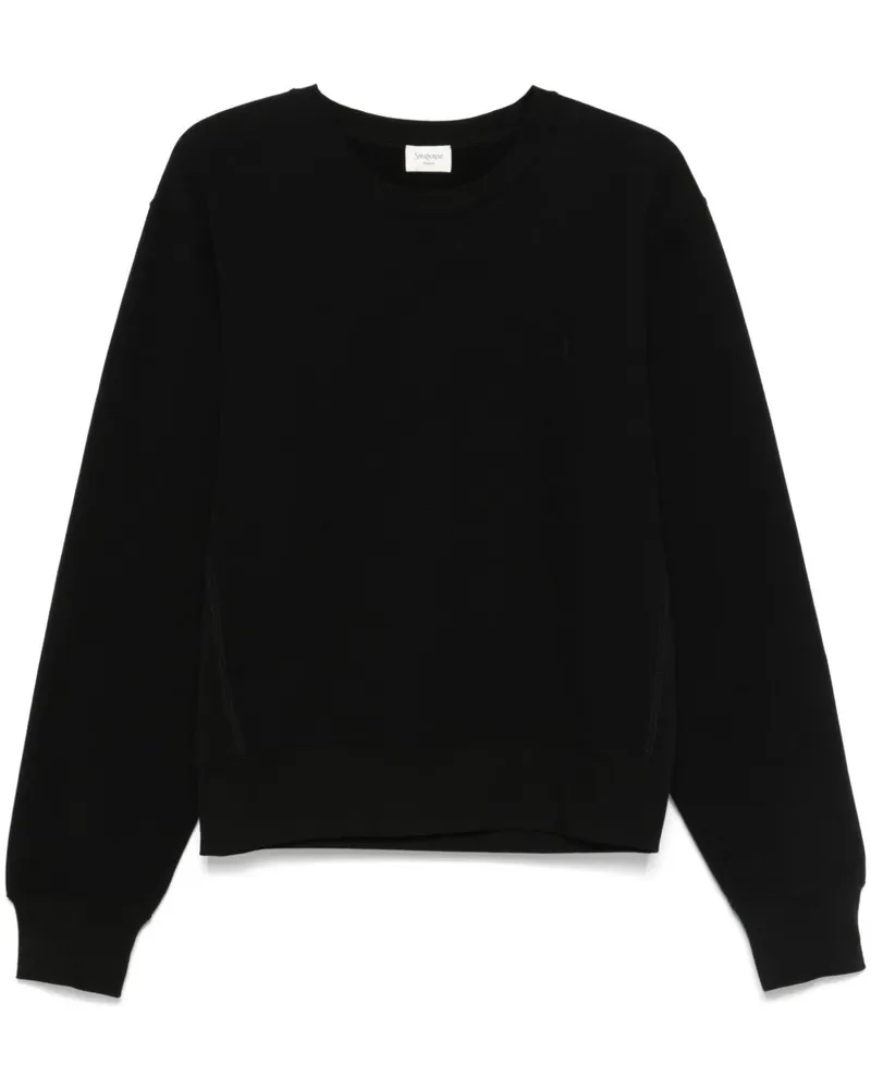 Saint Laurent Cassandre Sweatshirt - Schwarz Schwarz