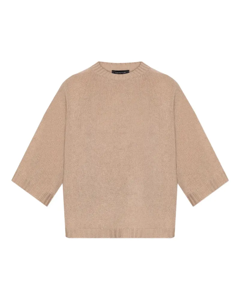 Fabiana Filippi Pullover mit rundem Ausschnitt - Nude Nude