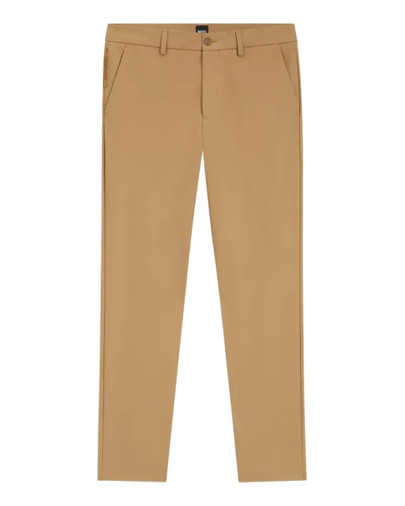 HUGO BOSS Hose mit Gürtelschlaufen - Nude Nude