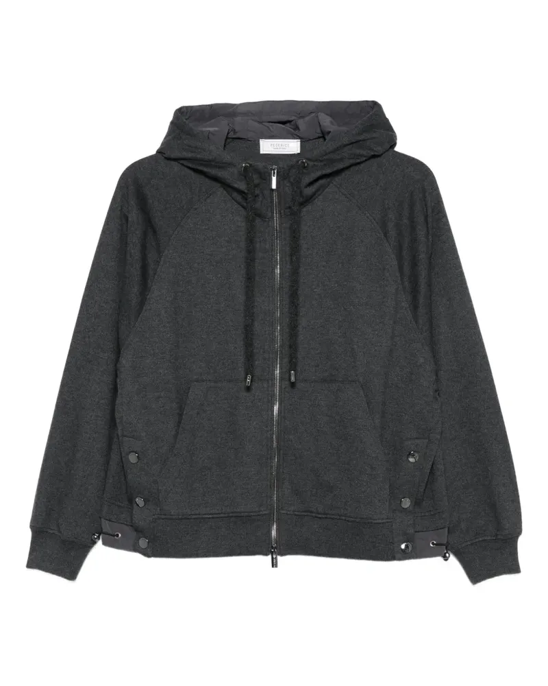 Peserico Kapuzenjacke mit Raglanärmeln - Grau Grau