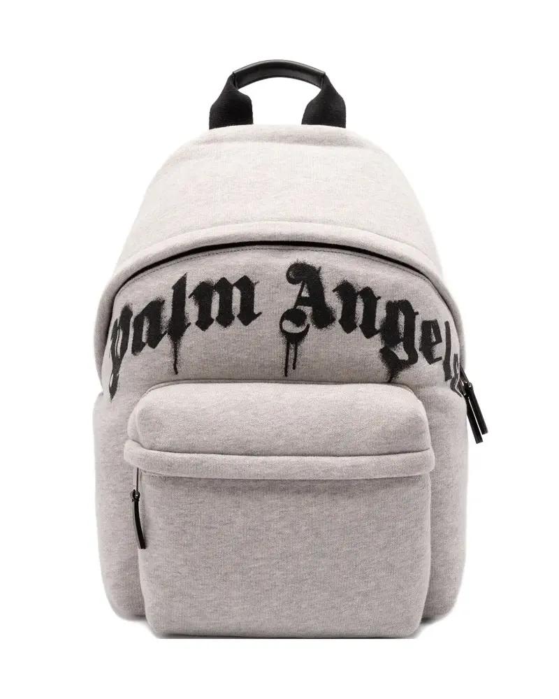 Palm Angels Rucksack mit Graffiti-Print - Grau Grau