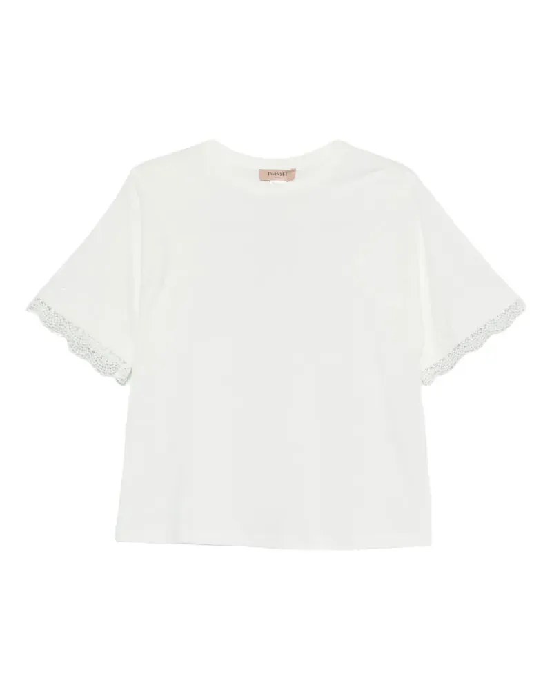Twin-Set lace T-shirt - Weiß Weiß