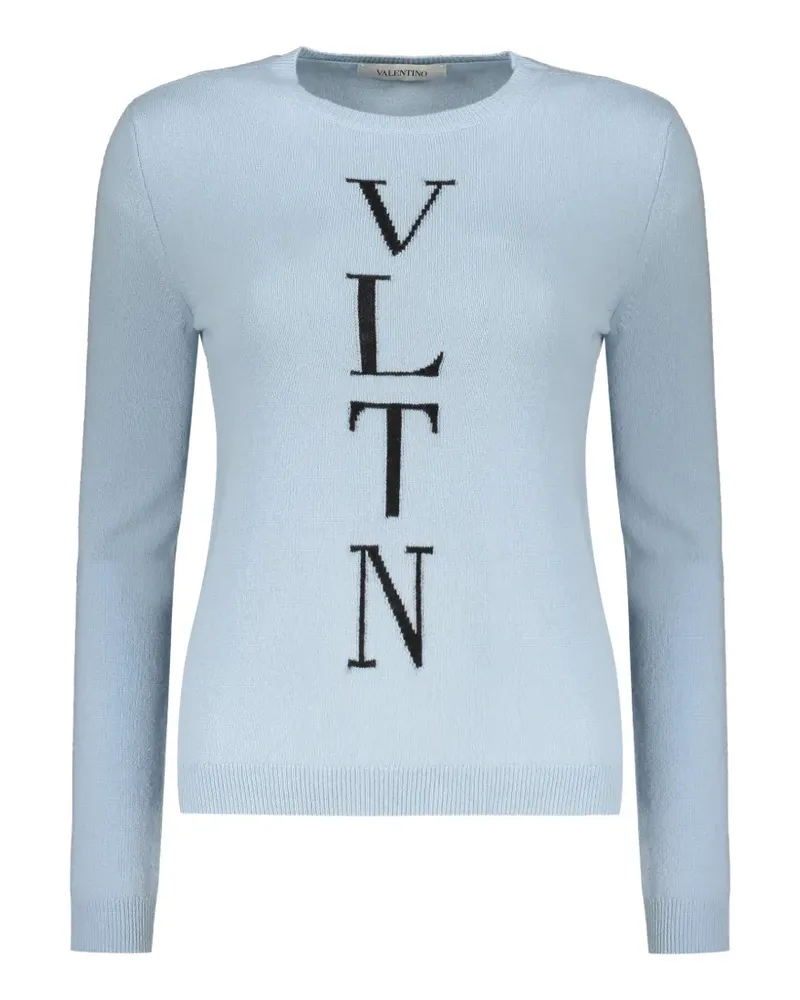 Valentino Garavani VLTN Pullover mit Intarsien-Muster - Blau Blau