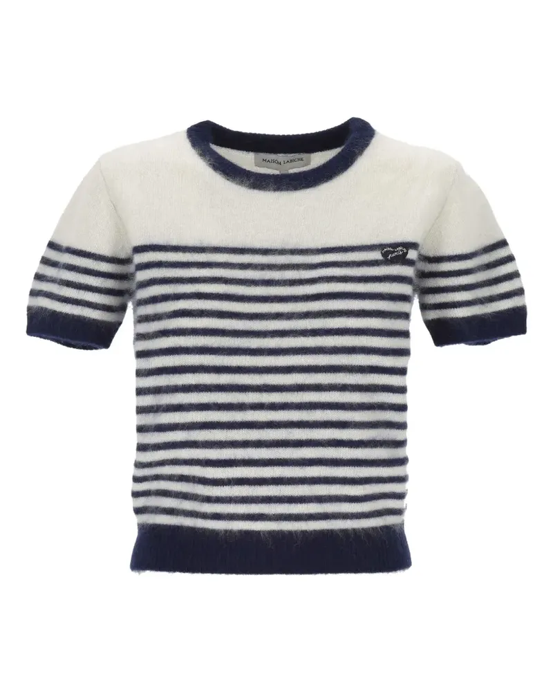 Maison Labiche Gravilliers horizontal-stripe sweater - Weiß Weiß