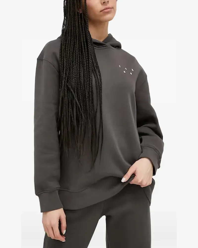 Casall Hoodie mit Logo-Print - Grau Grau