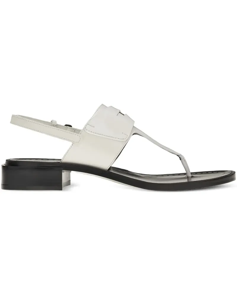 Ferragamo Nya Sandalen mit Knöchelriemen - Weiß Weiß