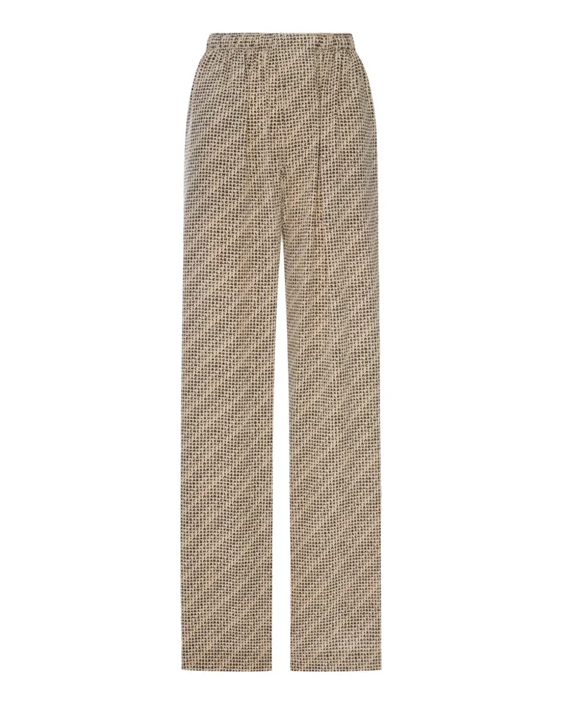 Balenciaga Hose mit Print - Nude Nude