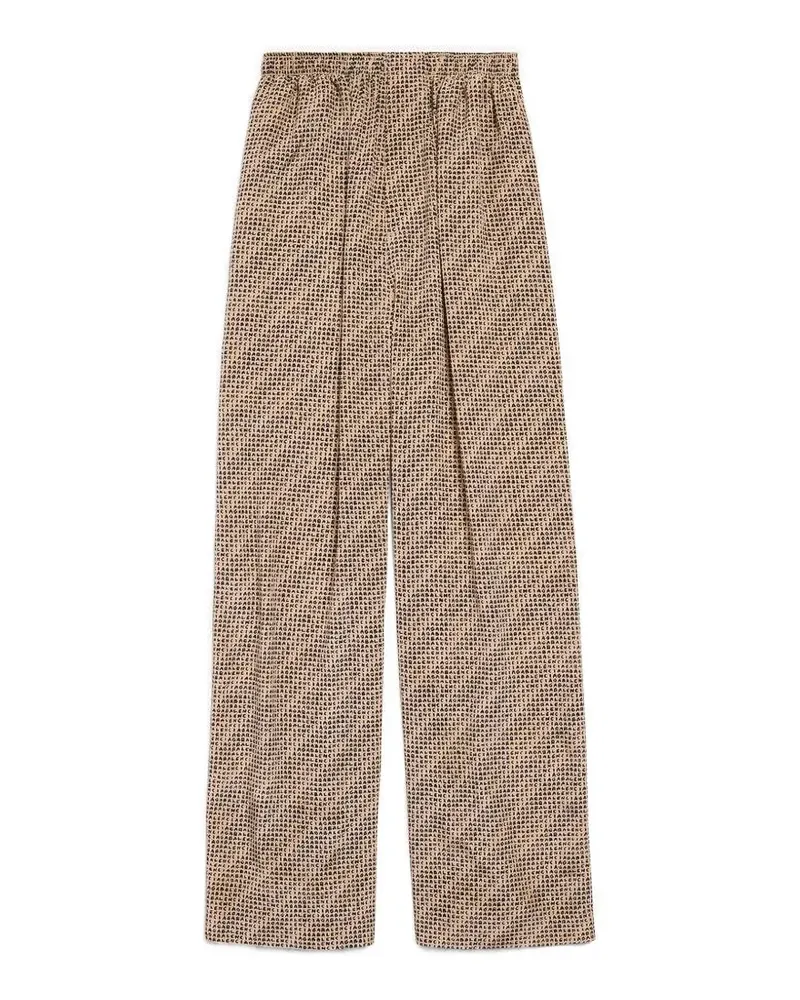 Balenciaga Hose mit Print - Nude Nude