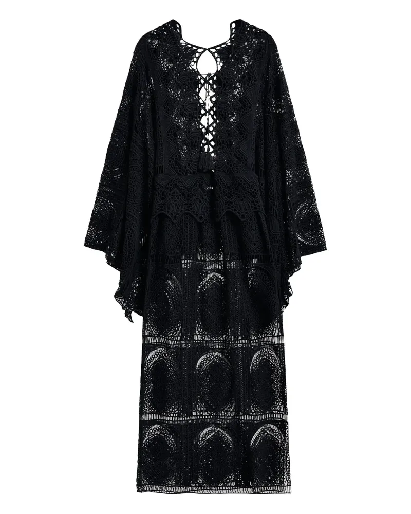 Essentiel Hissouri Maxikleid - Schwarz Schwarz