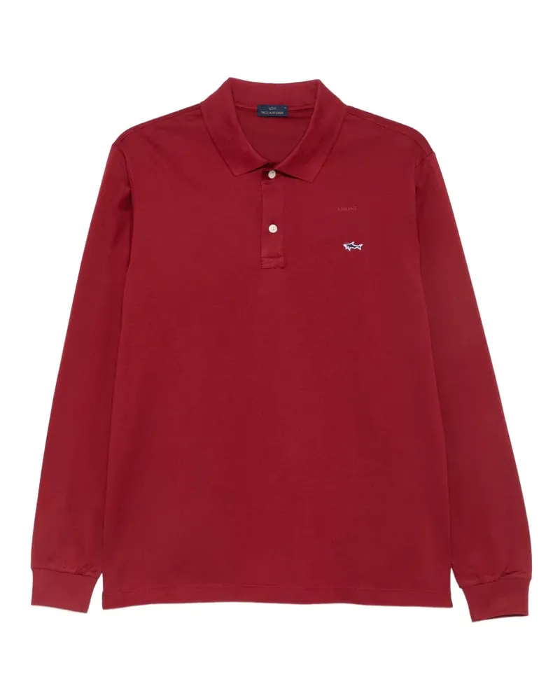 Paul & Shark Poloshirt mit Logo-Stickerei - Rot Rot