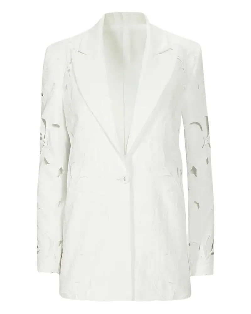 COSTARELLOS Neff Blazer mit Cut-Outs - Weiß Weiß