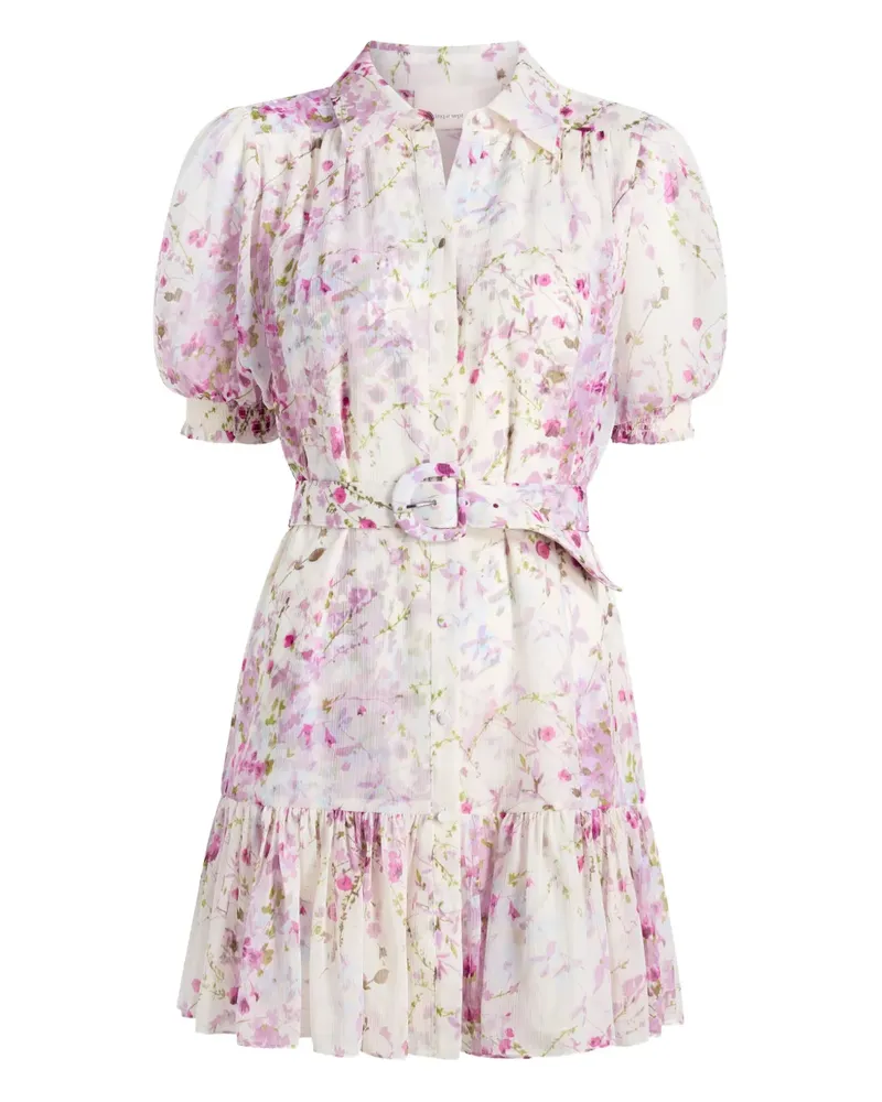 Cinq à Sept Midsummer Bloom Halbini-Kleid - Weiß Weiß