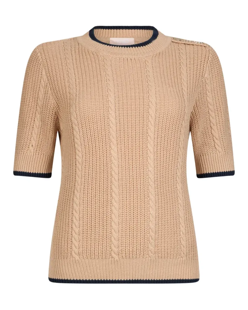 Liu Jo Kurzärmeliger Pullover - Nude Nude