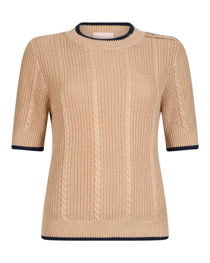 Liu Jo Kurzärmeliger Pullover - Nude Nude