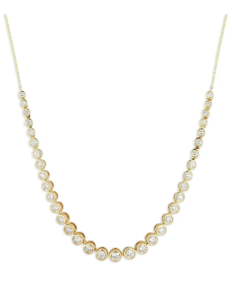 Dana Rebecca Designs 14kt Lulu Jack Gelbgoldhalskette mit Diamant Gold