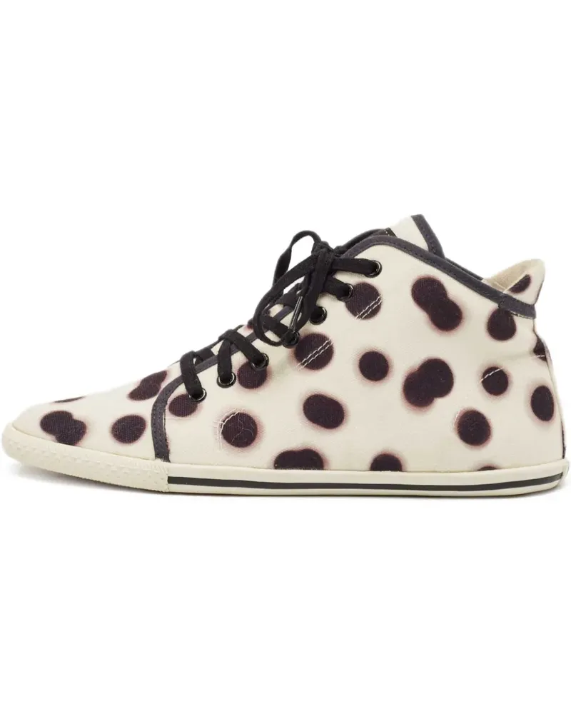 Marc Jacobs Pre-owned Sneakers mit Polka Dots - BLACK/CREAM Black