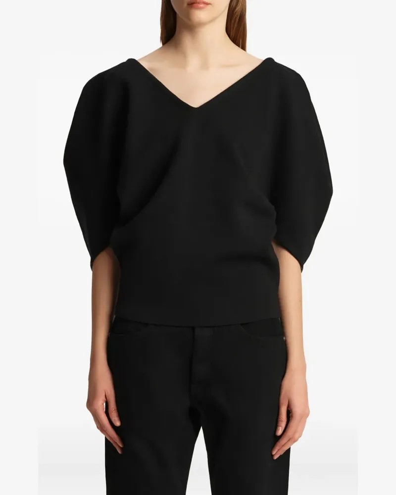 KHAITE Venus Oberteil - Schwarz Schwarz