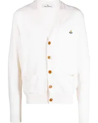 Vivienne Westwood Bestickter Cardigan Nude