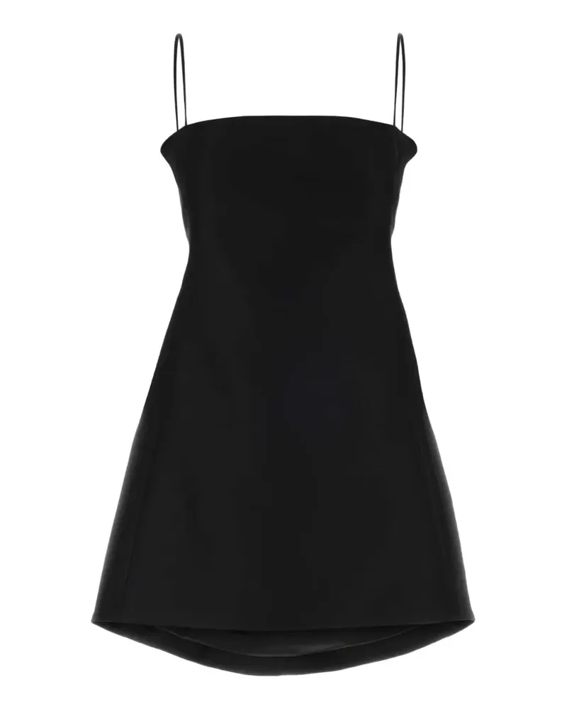 Balenciaga spaghetti-strap flared mini dress - Schwarz Schwarz