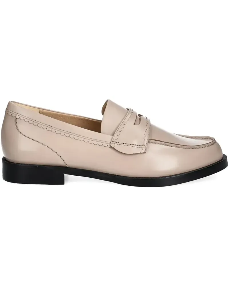 Clarks Loafer mit Kontrastnähten - Nude Nude